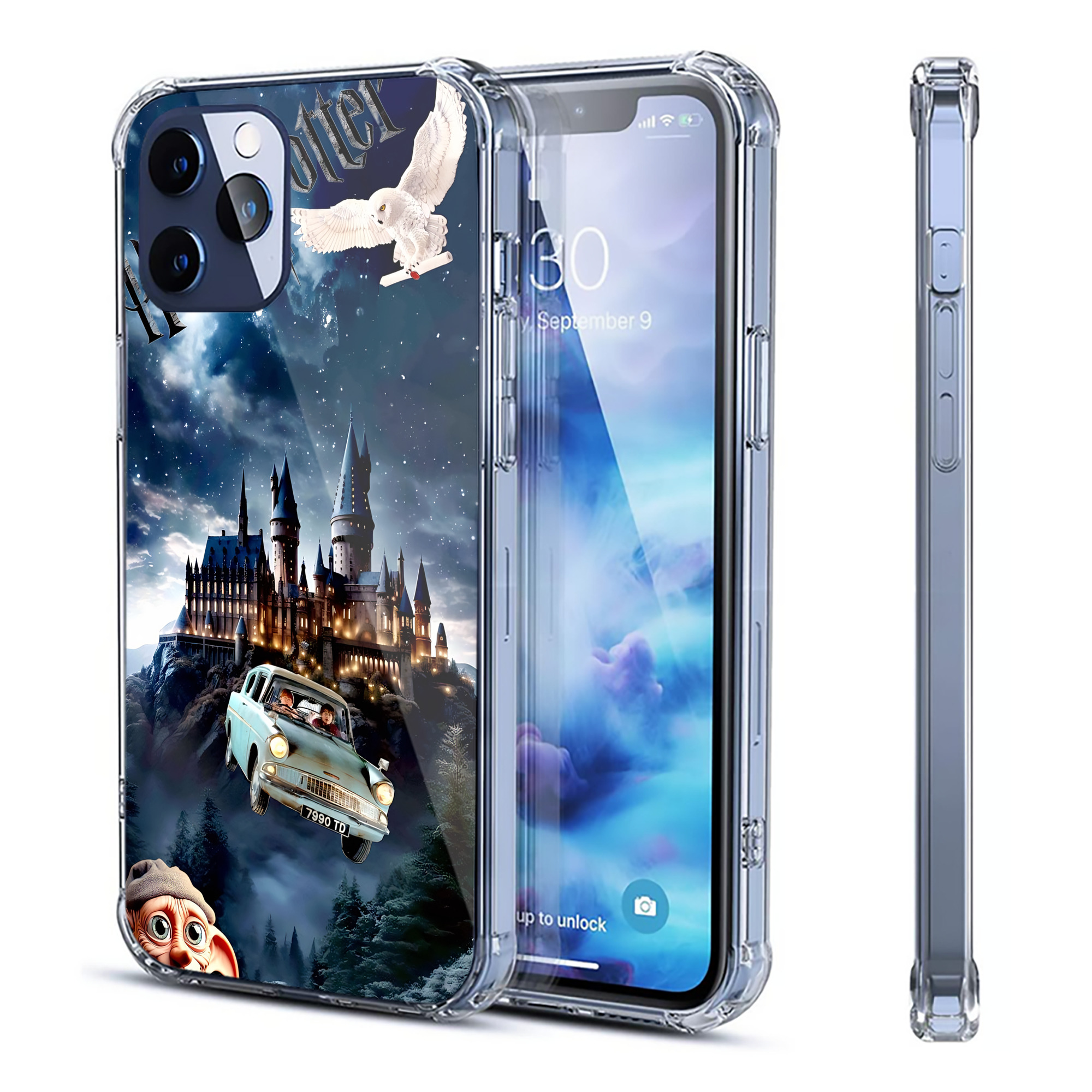 （画像用） Harry Potter ハリー・ポッターシリーズ 【iPhone 12シリーズ対応】透明スマホケース（クリアソフトケース）